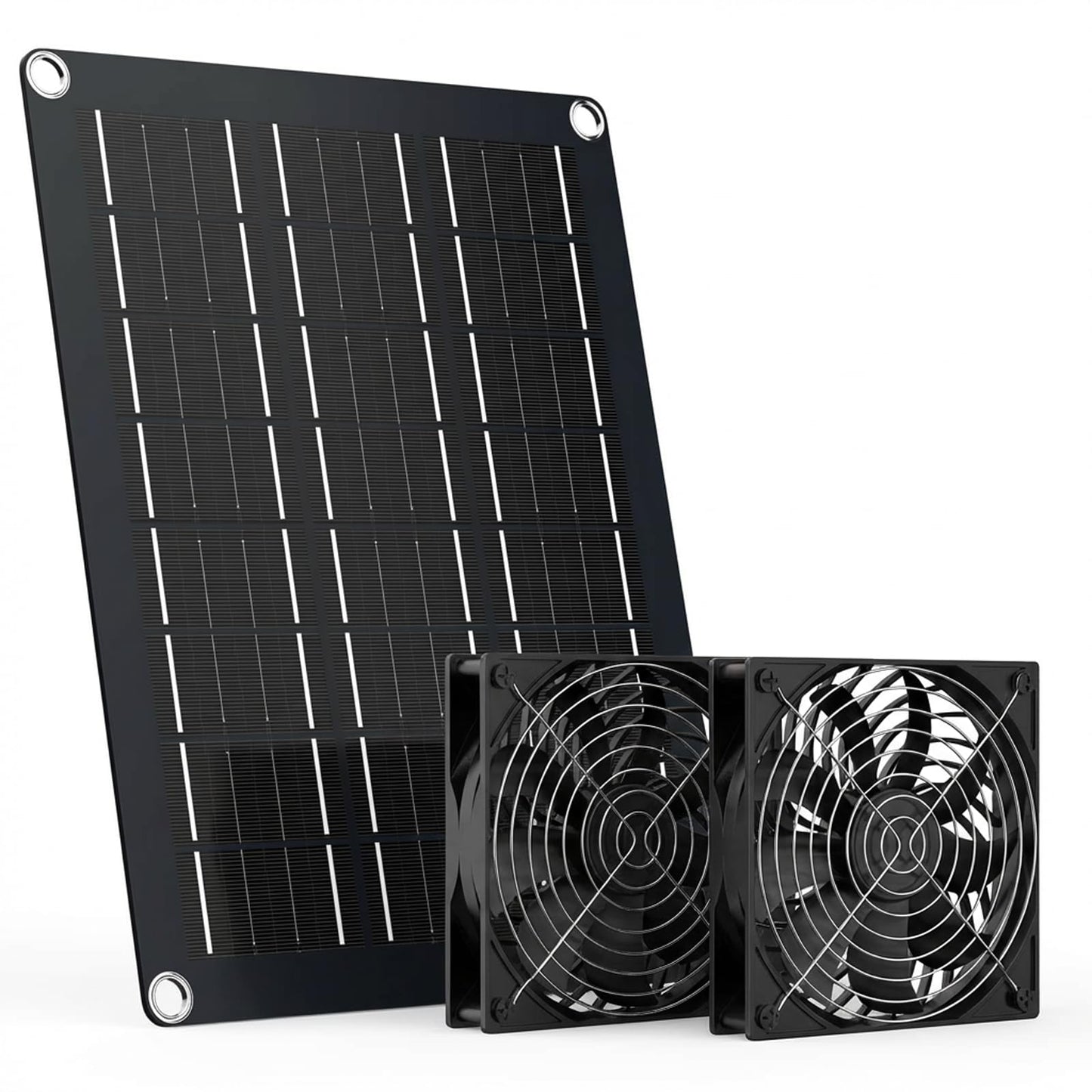 Foldable Portable Solar Panel Kit with Solar Powered Fan System