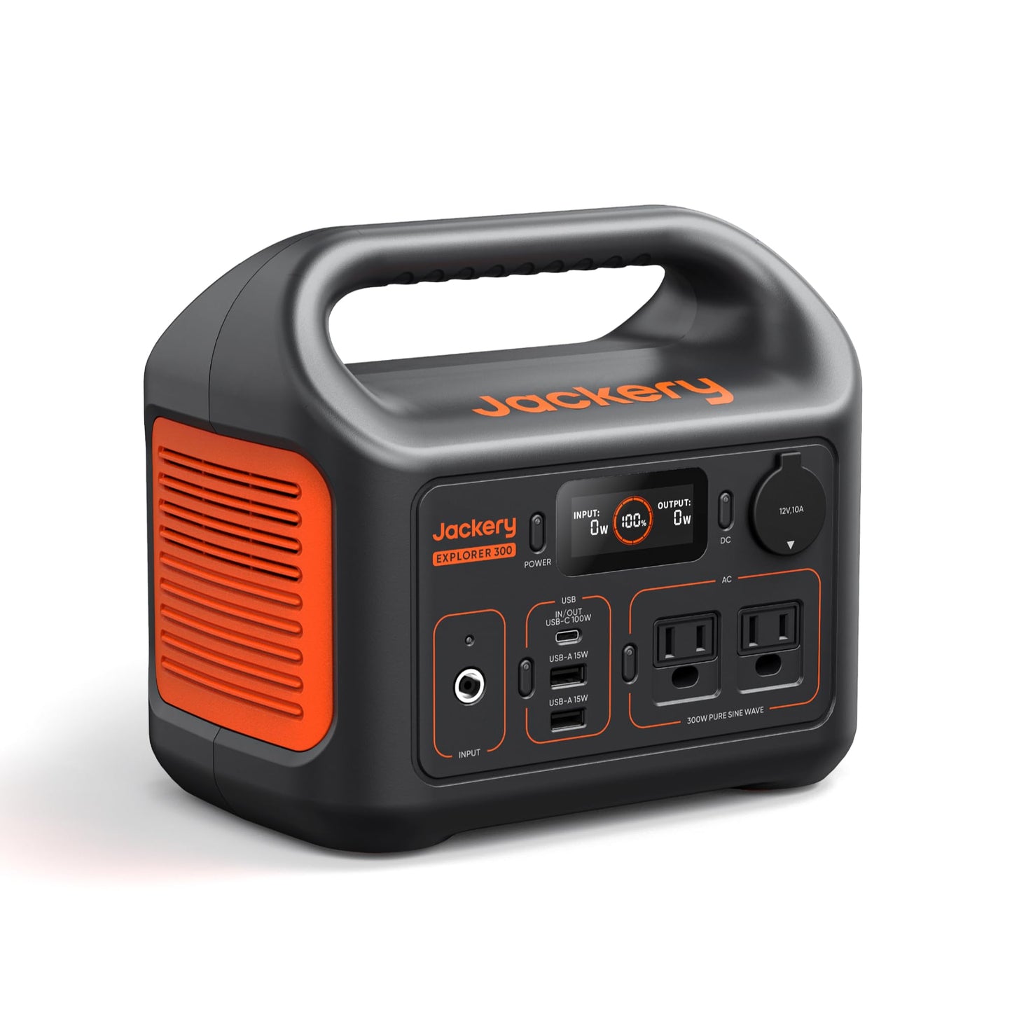 Portable Solar Generator 293Wh Lithium Backup Power Station for Camping and Outdoor Use
