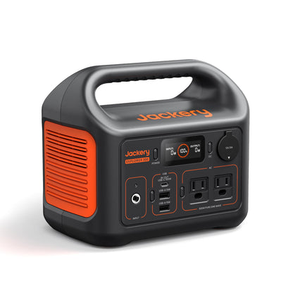 Portable Solar Generator 293Wh Lithium Backup Power Station for Camping and Outdoor Use