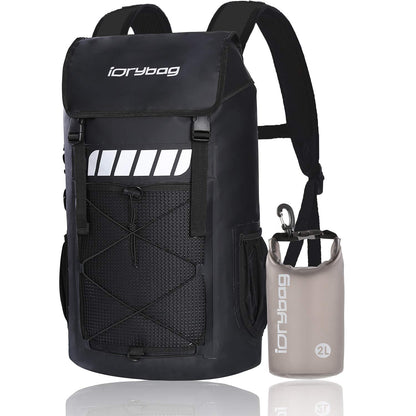 Waterproof Roll-Top Dry Bag Backpack for Hiking and Kayaking