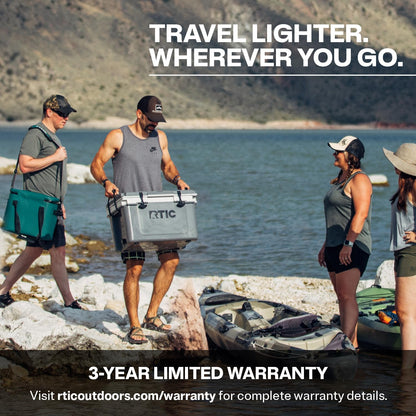 32-Quart Ultra-Light Insulated Portable Hard Cooler