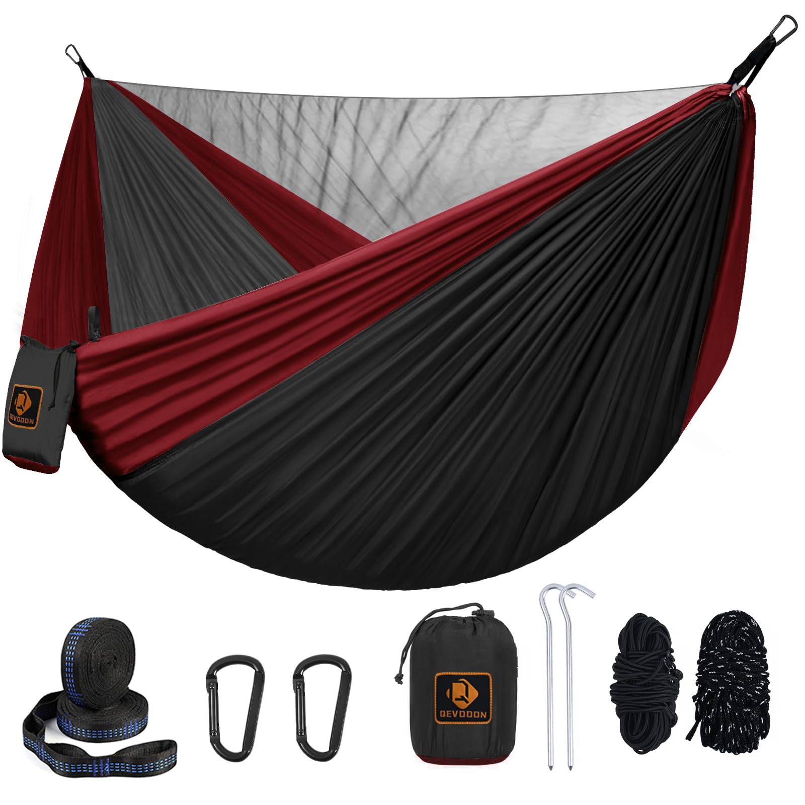 Portable Camping Hammock with Mosquito Net and Tree Straps