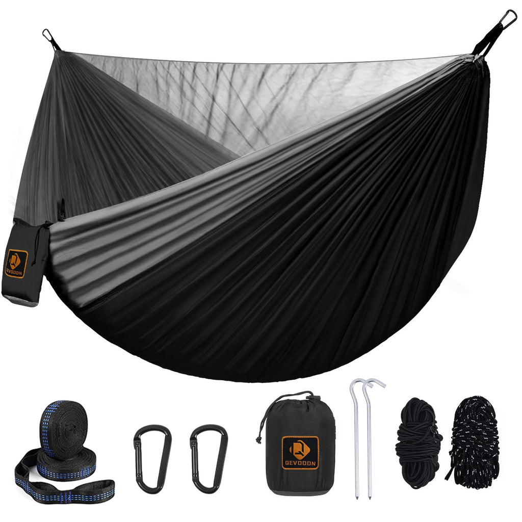 Portable Camping Hammock with Mosquito Net and Tree Straps