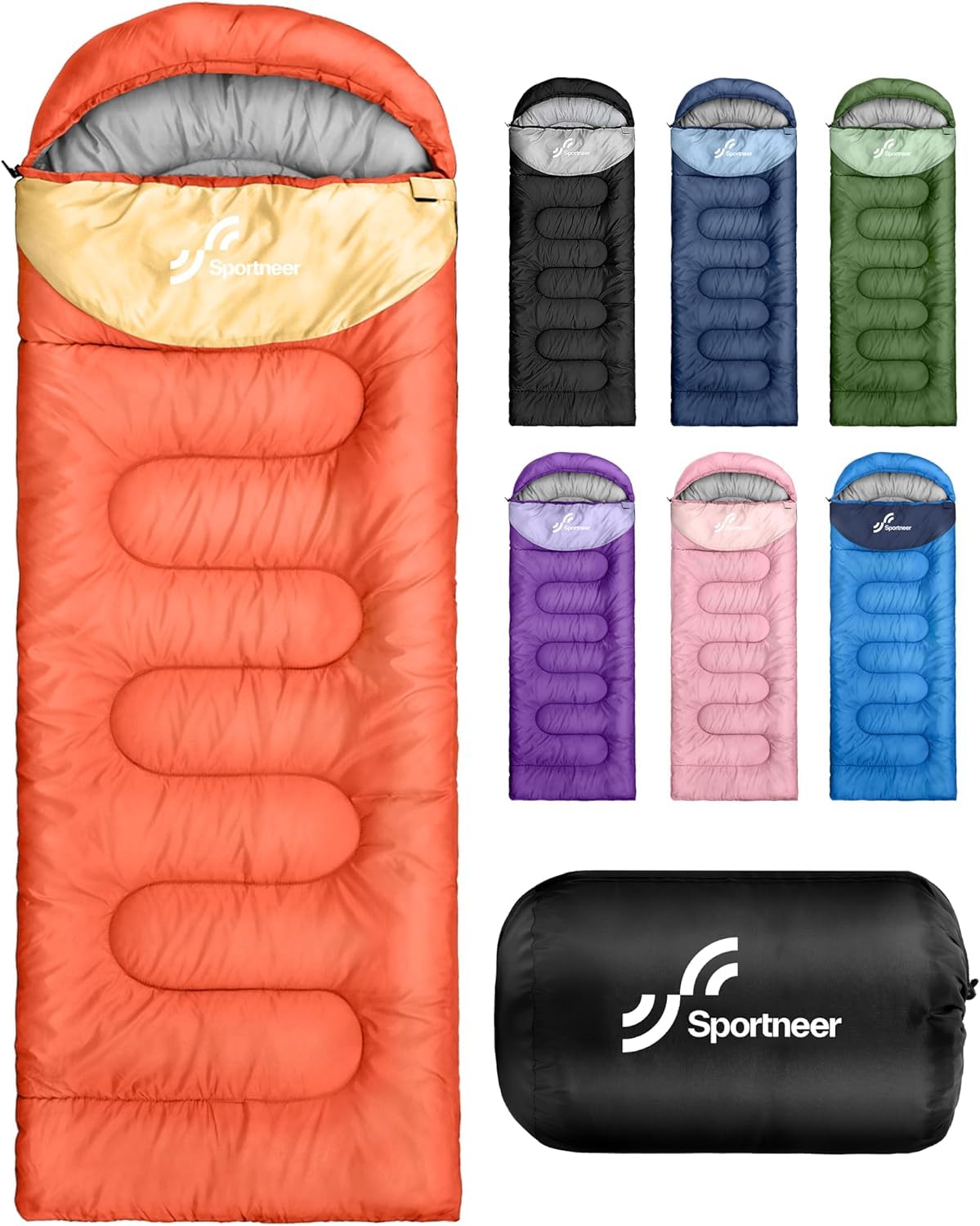 Cold Weather Waterproof Sleeping Bag for Adults and Kids