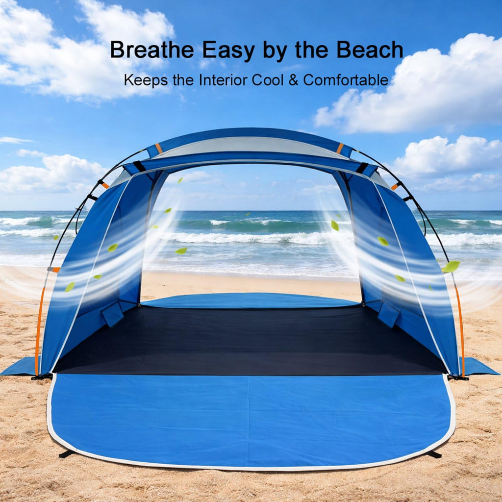 Portable UPF50+ Waterproof Beach Sun Shelter Canopy
