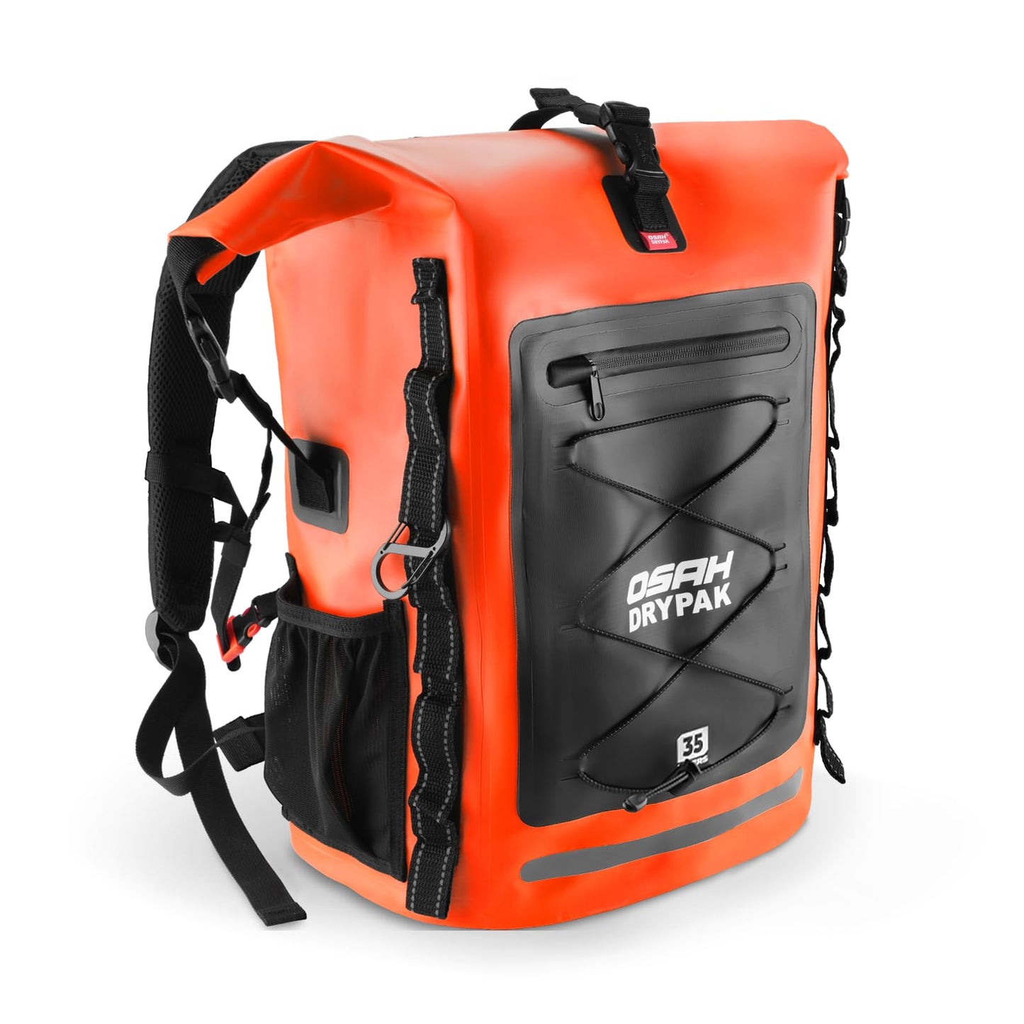 Roll-Top Waterproof Dry Bag Backpack for Outdoor Travel and Water Sports