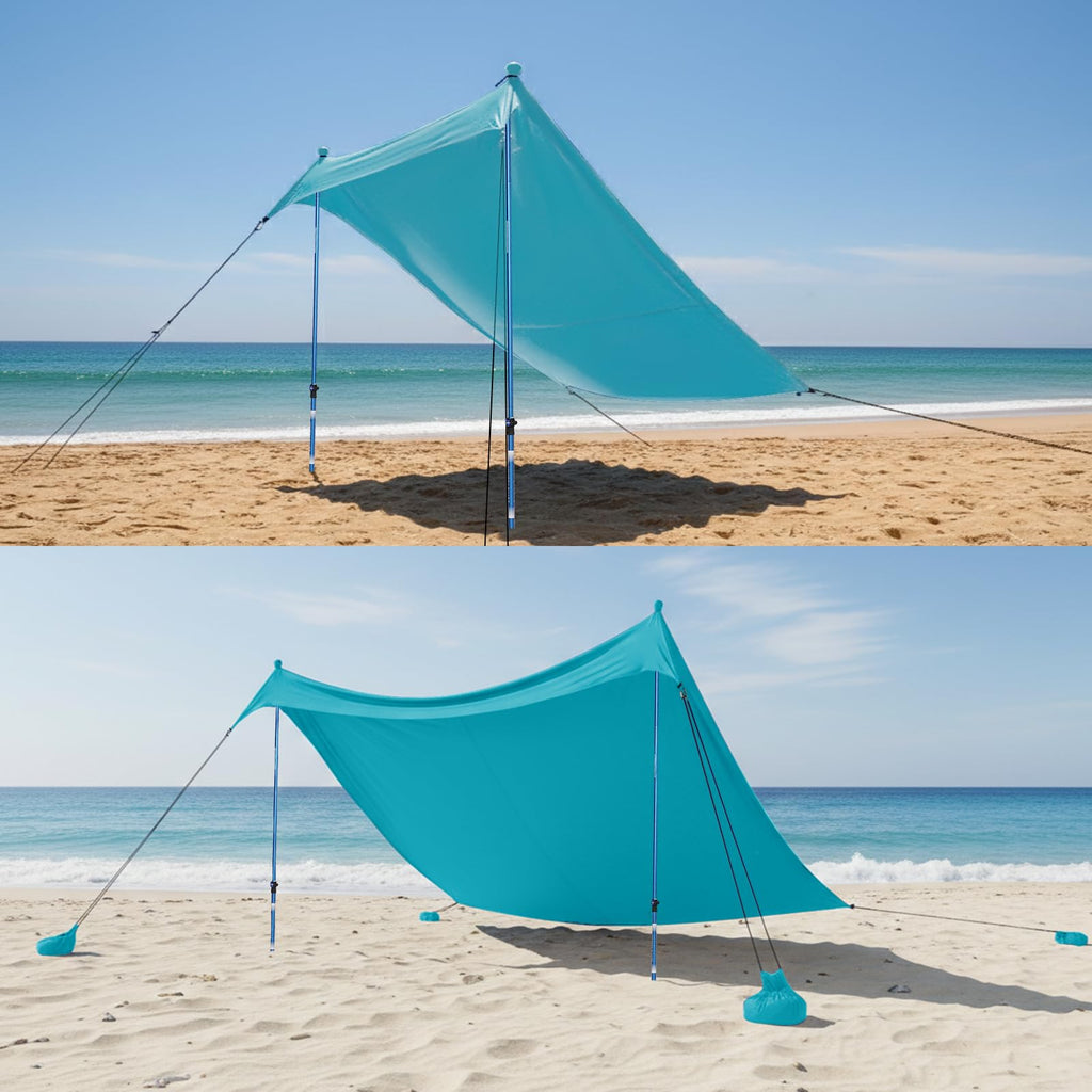 10x10 Easy Pop-Up Beach Sun Shelter Canopy with UPF50+ Protection