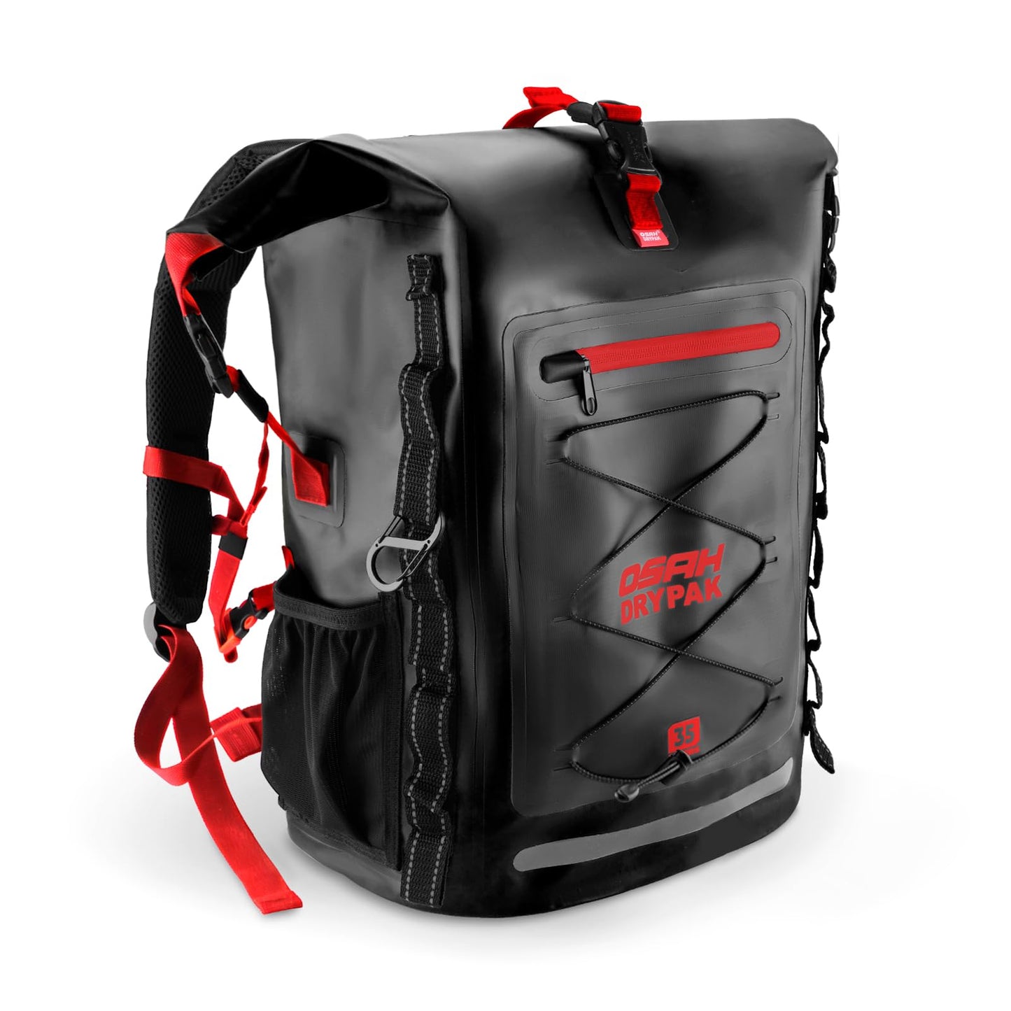Roll-Top Waterproof Dry Bag Backpack for Outdoor Travel and Water Sports