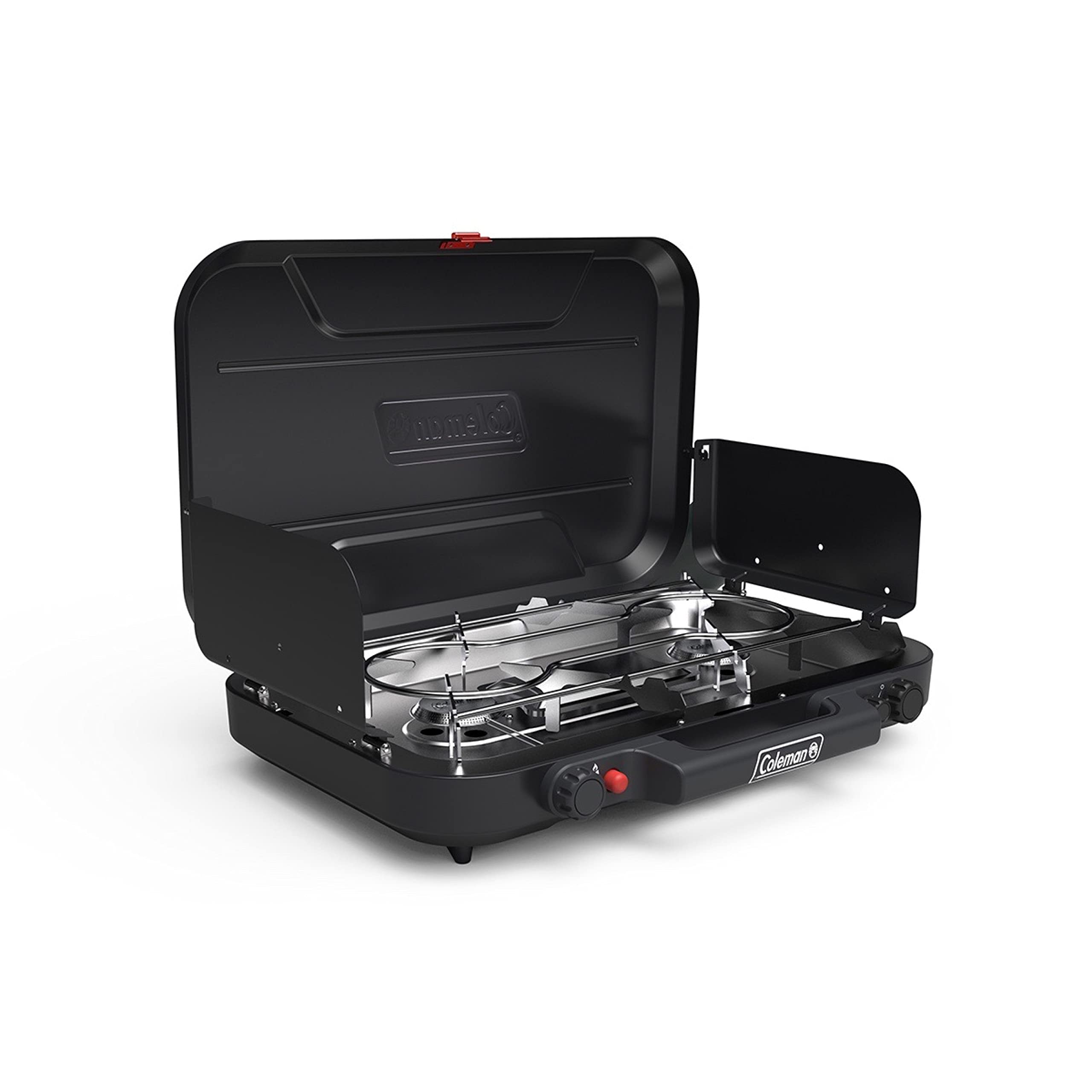 3-Burner Portable Propane Camping Stove with Adjustable Heat Control