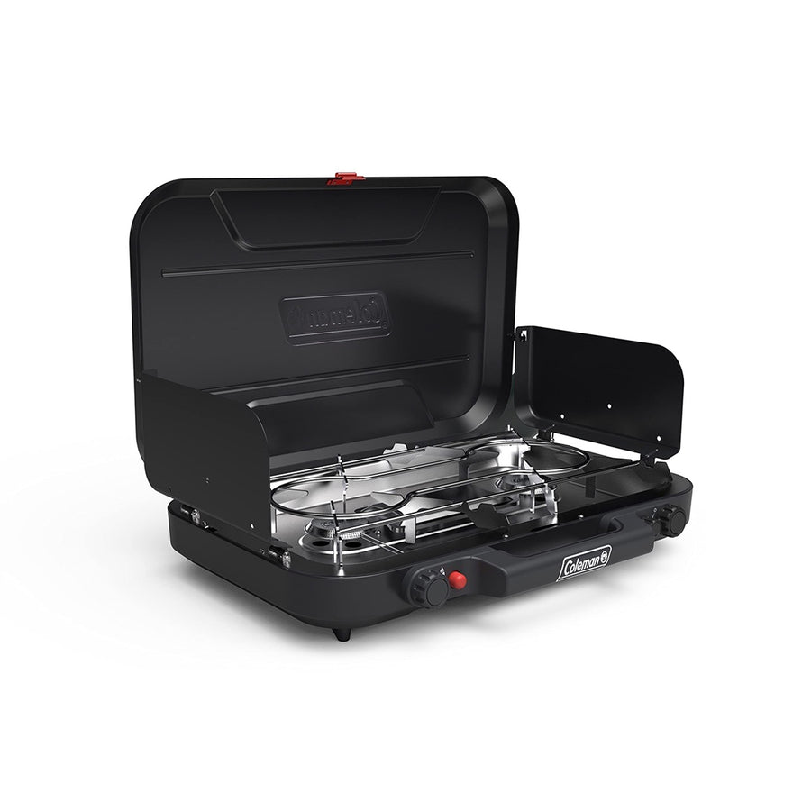 3-Burner Portable Propane Camping Stove with Adjustable Heat Control