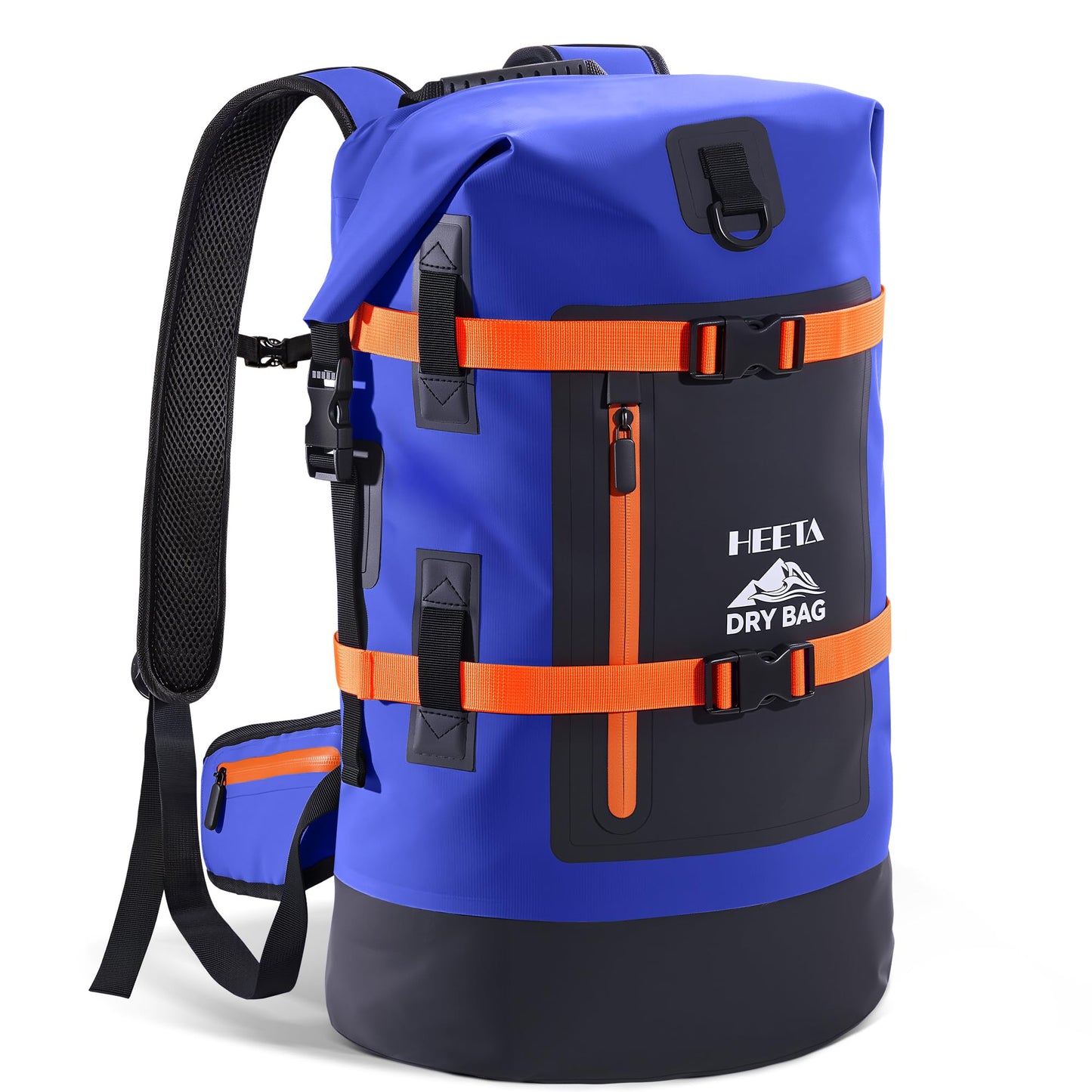 40L Waterproof Roll-Top Dry Bag Backpack for Hiking and Water Sports