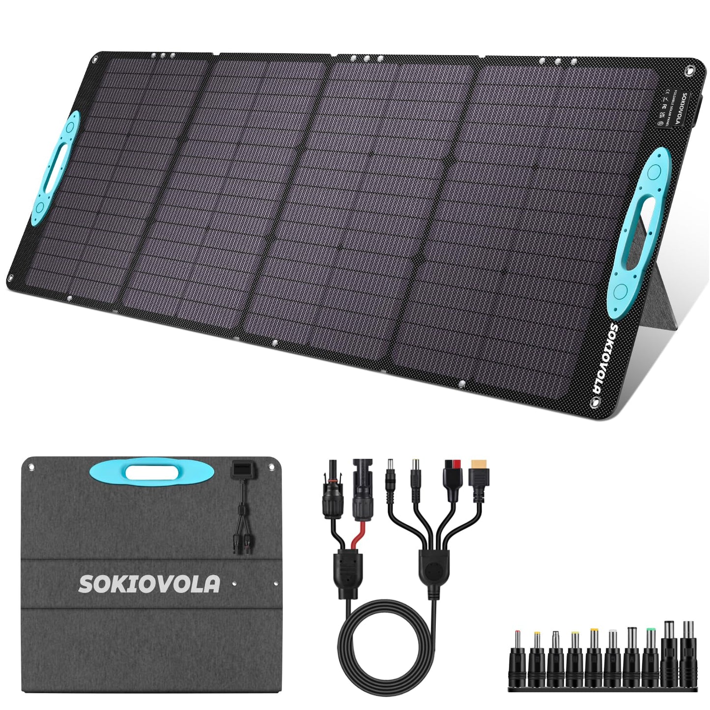 SOKIOVOLA Portable Foldable Solar Panel Charger