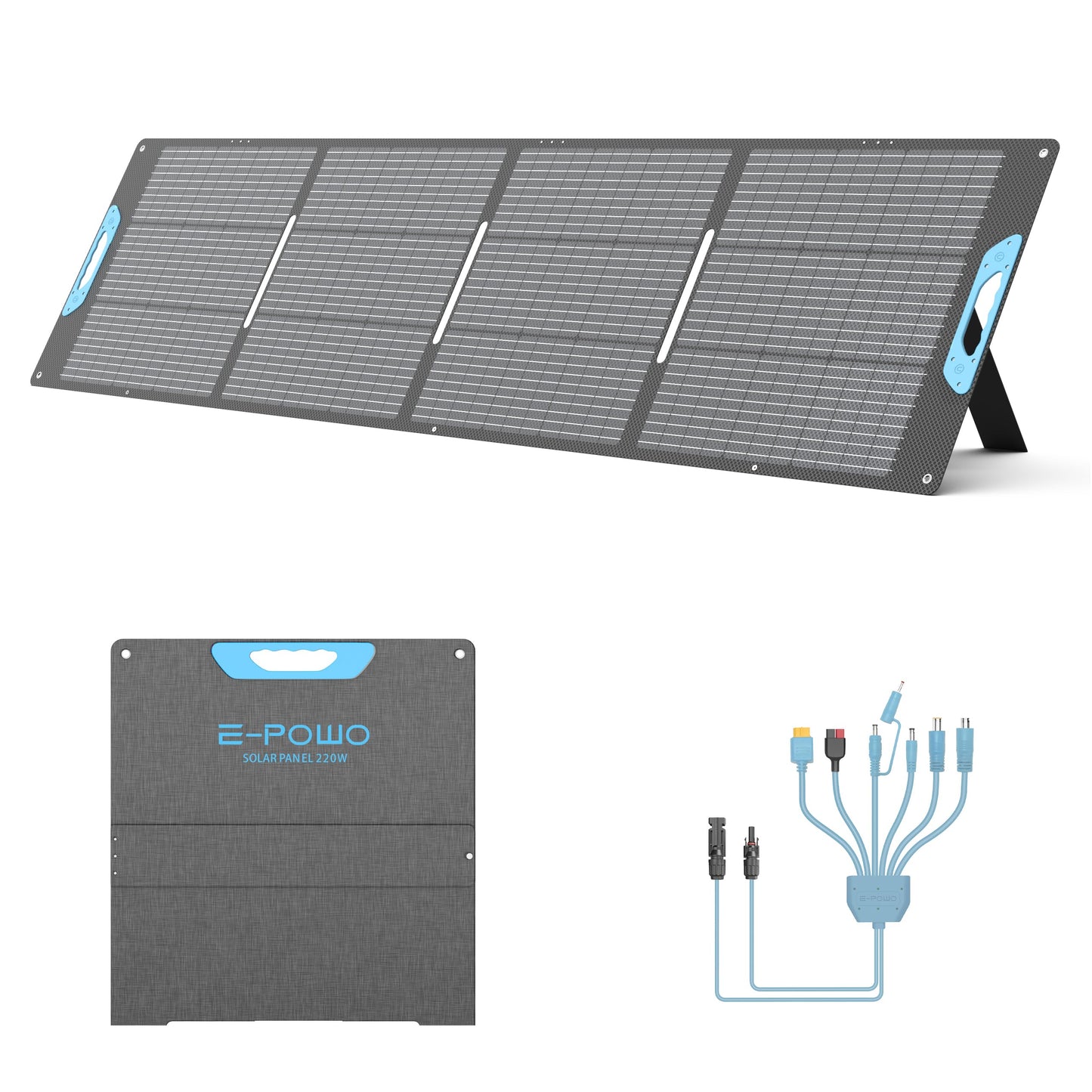 Foldable Waterproof Portable Solar Panel Charger for Camping and Off-Grid Use