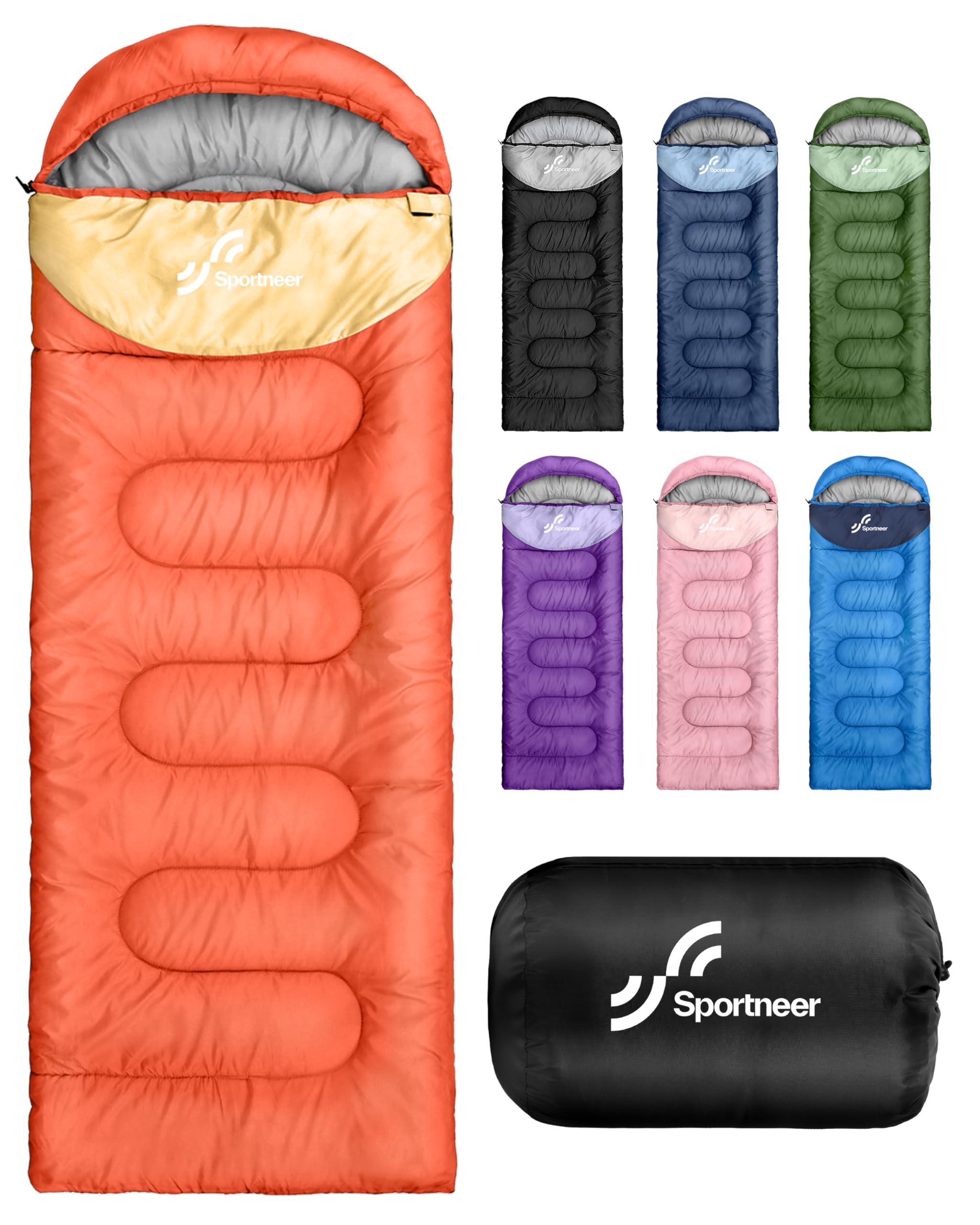 Cold Weather Waterproof Sleeping Bag for Adults and Kids