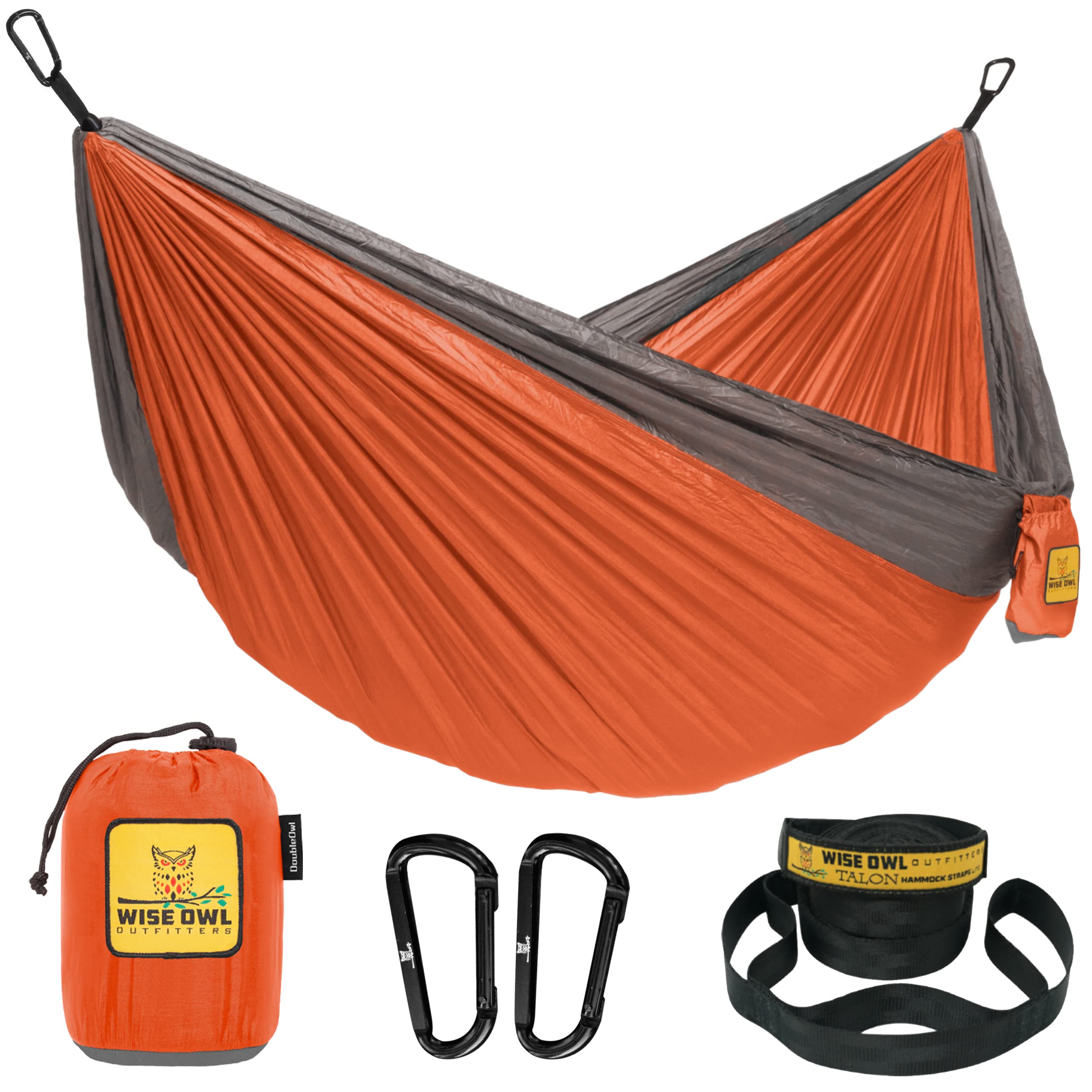 Heavy-Duty Portable Camping Hammock with Tree Straps