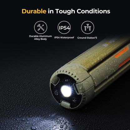 Telescopic Rechargeable Camping Lantern with Rotatable Collapsible LED Light