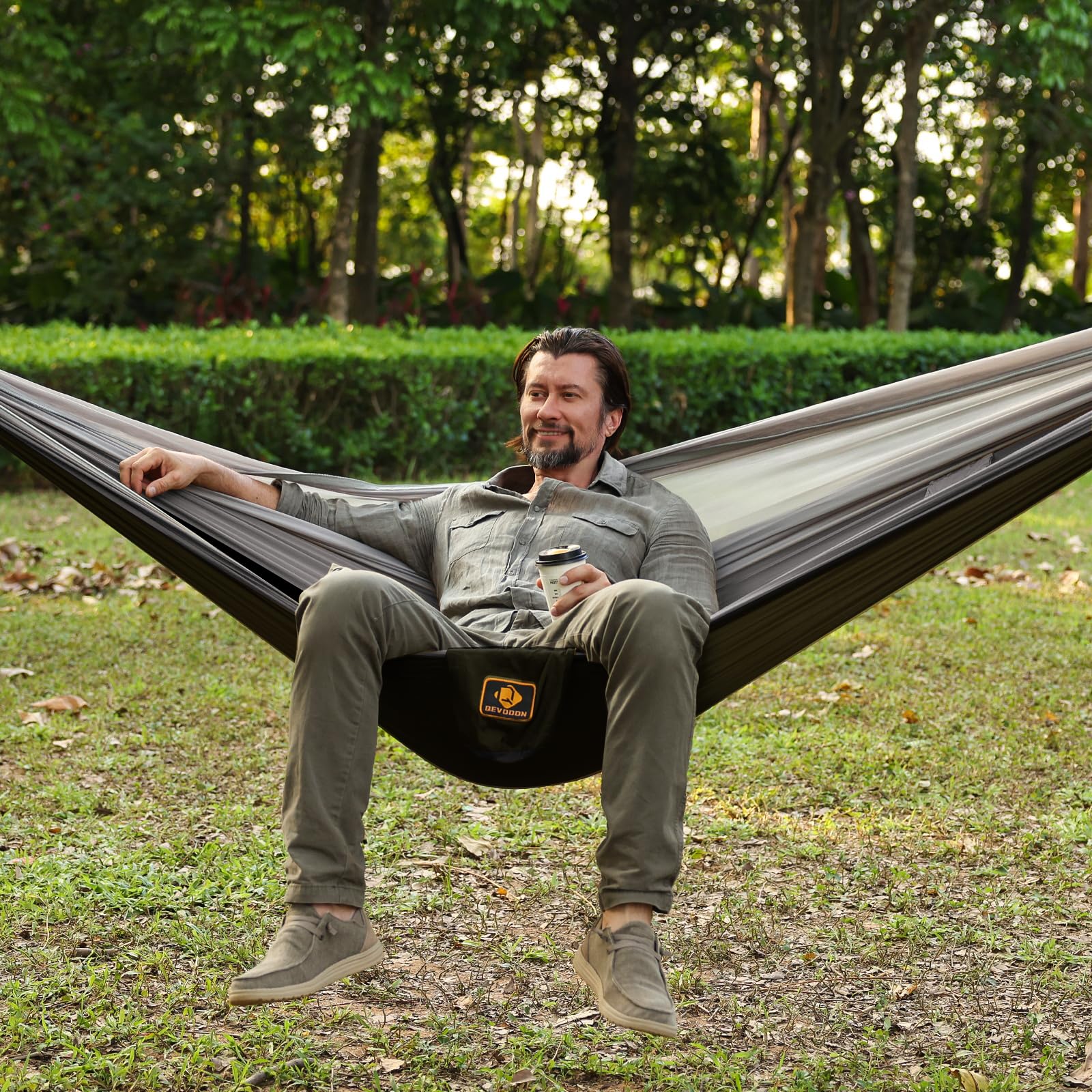 Portable Camping Hammock with Mosquito Net and Tree Straps