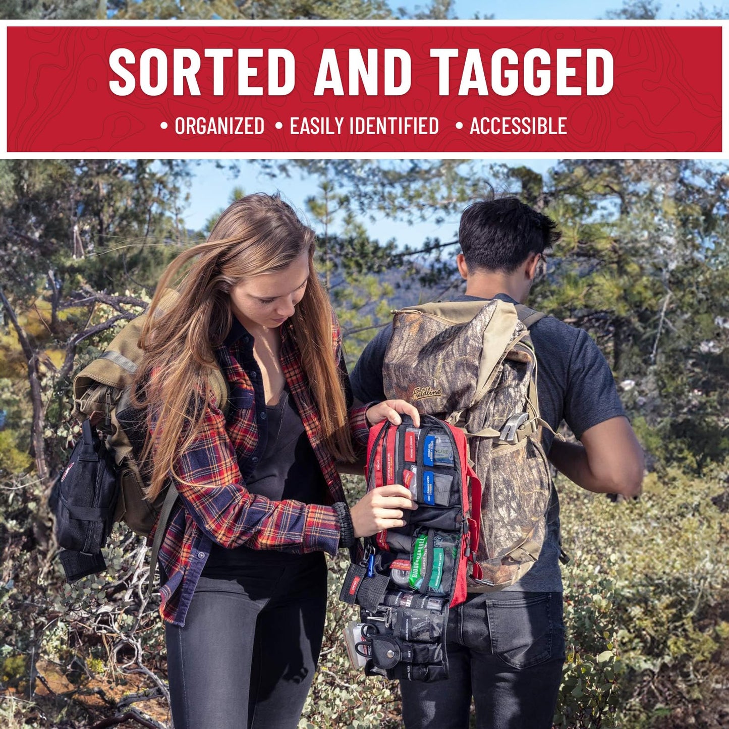119-Piece Premium Survival First Aid Kit for Travel, Camping, and Emergency Use