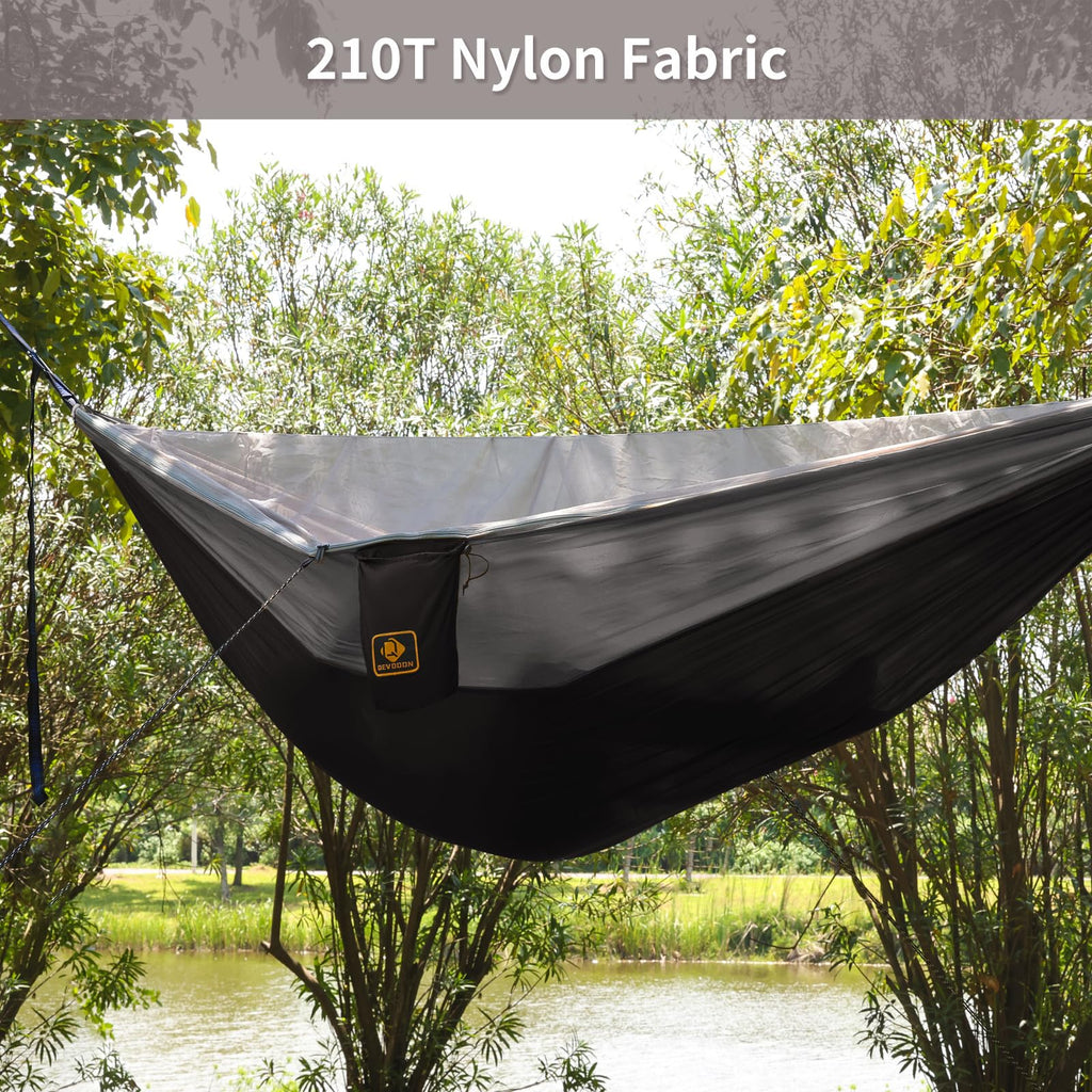 Portable Camping Hammock with Mosquito Net and Tree Straps
