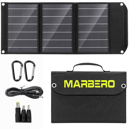 Foldable Portable Solar Panel Kit with Solar Powered Fan System