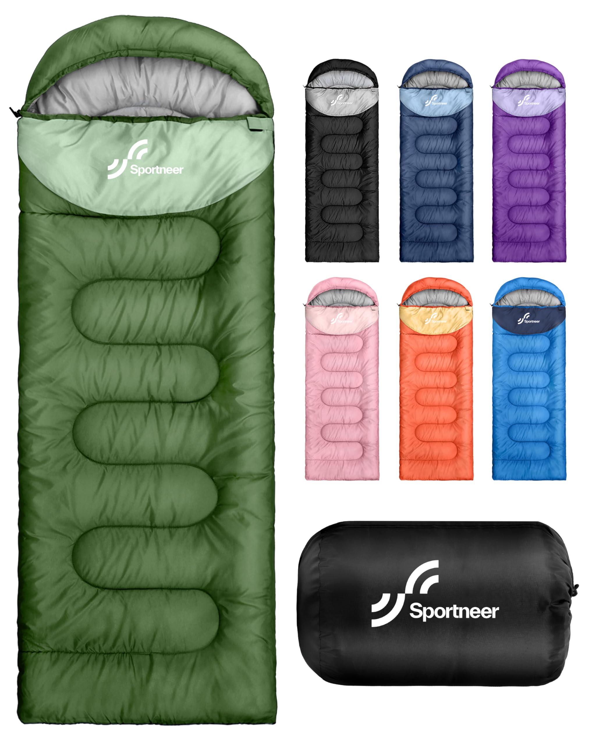 Cold Weather Waterproof Sleeping Bag for Adults and Kids