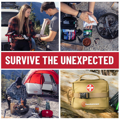119-Piece Premium Survival First Aid Kit for Travel, Camping, and Emergency Use