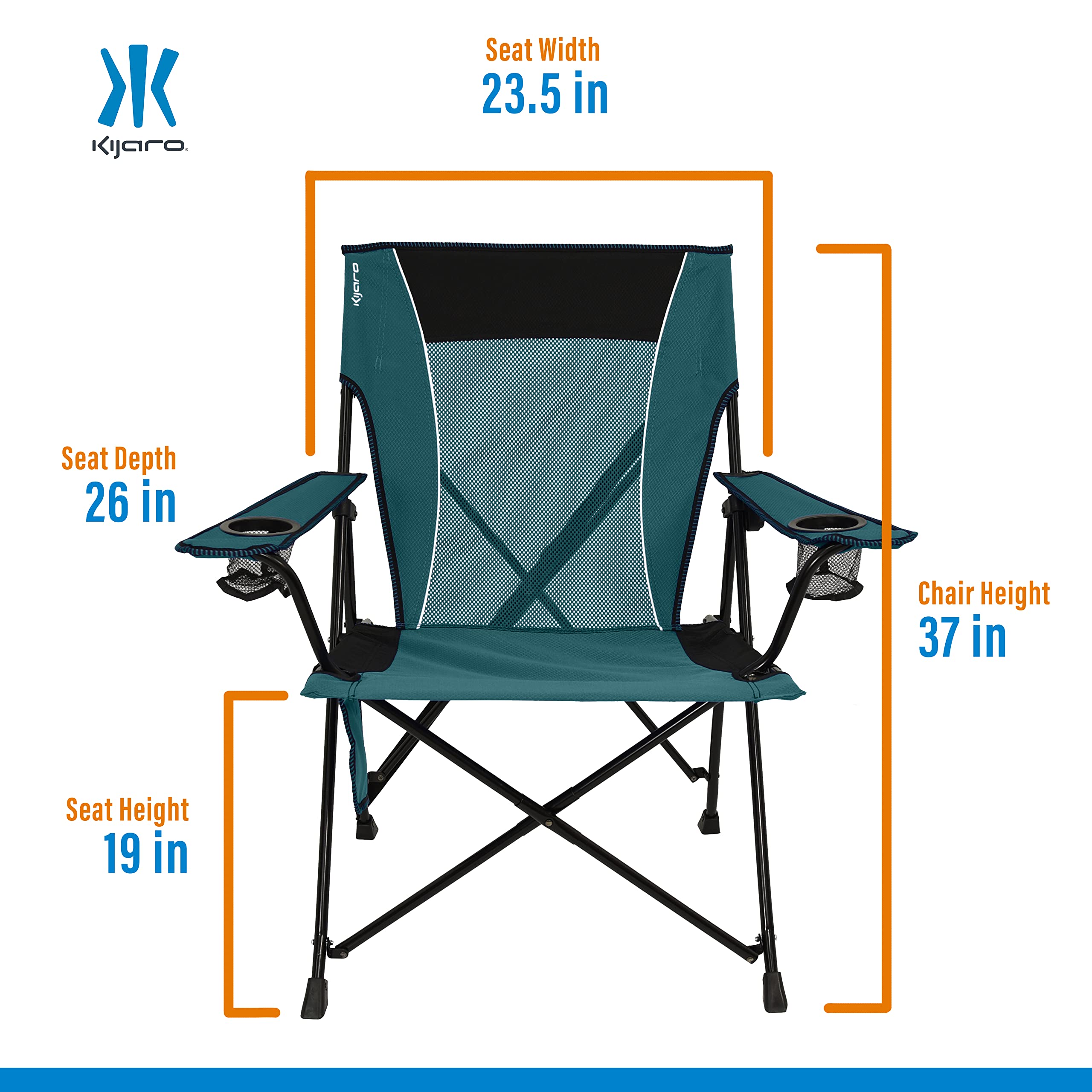 Kijaro Dual Lock Portable Camping Chairs