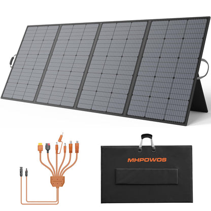 Lightweight Foldable Portable Solar Panel with Adjustable Kickstand for Camping and RV Use
