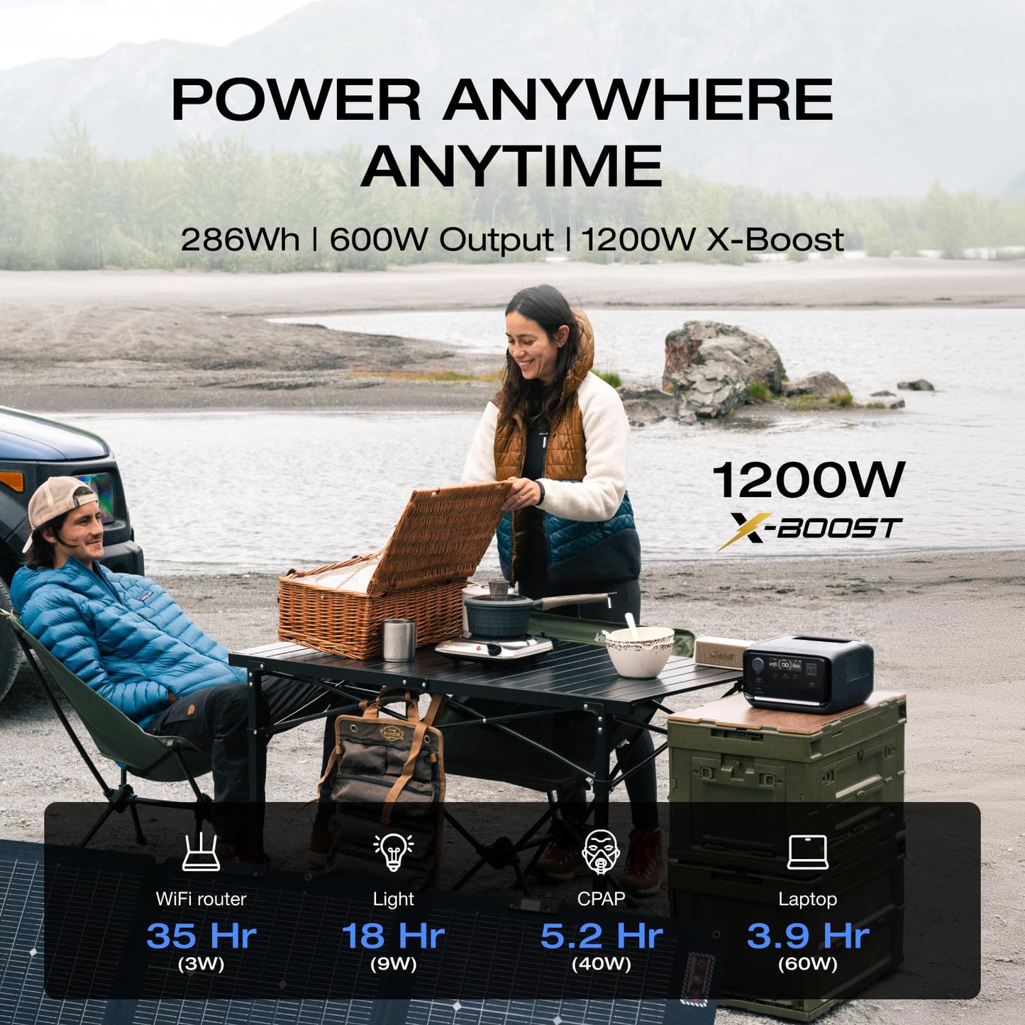 EF ECOFLOW River 3 Plus Portable Power Station