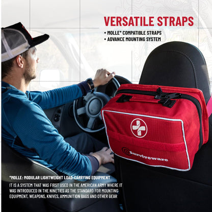 Premium Survival First Aid Kit for Travel, Camping, and Emergency Preparedness
