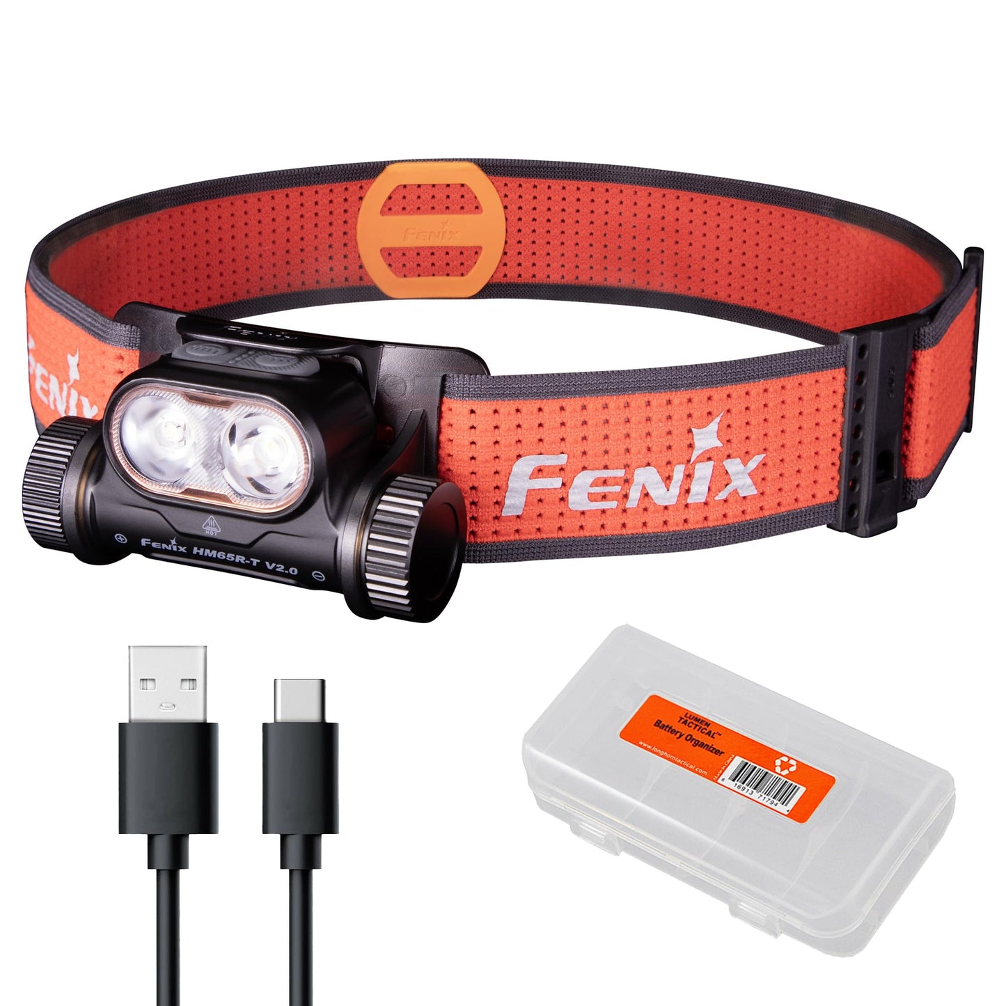 1600 Lumen USB-C Rechargeable Dual-Beam Headlamp for Running and Hiking
