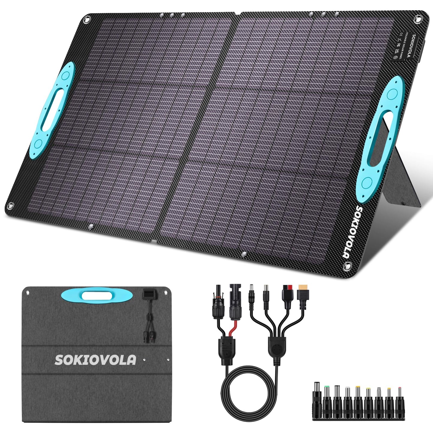 SOKIOVOLA Portable Foldable Solar Panel Charger