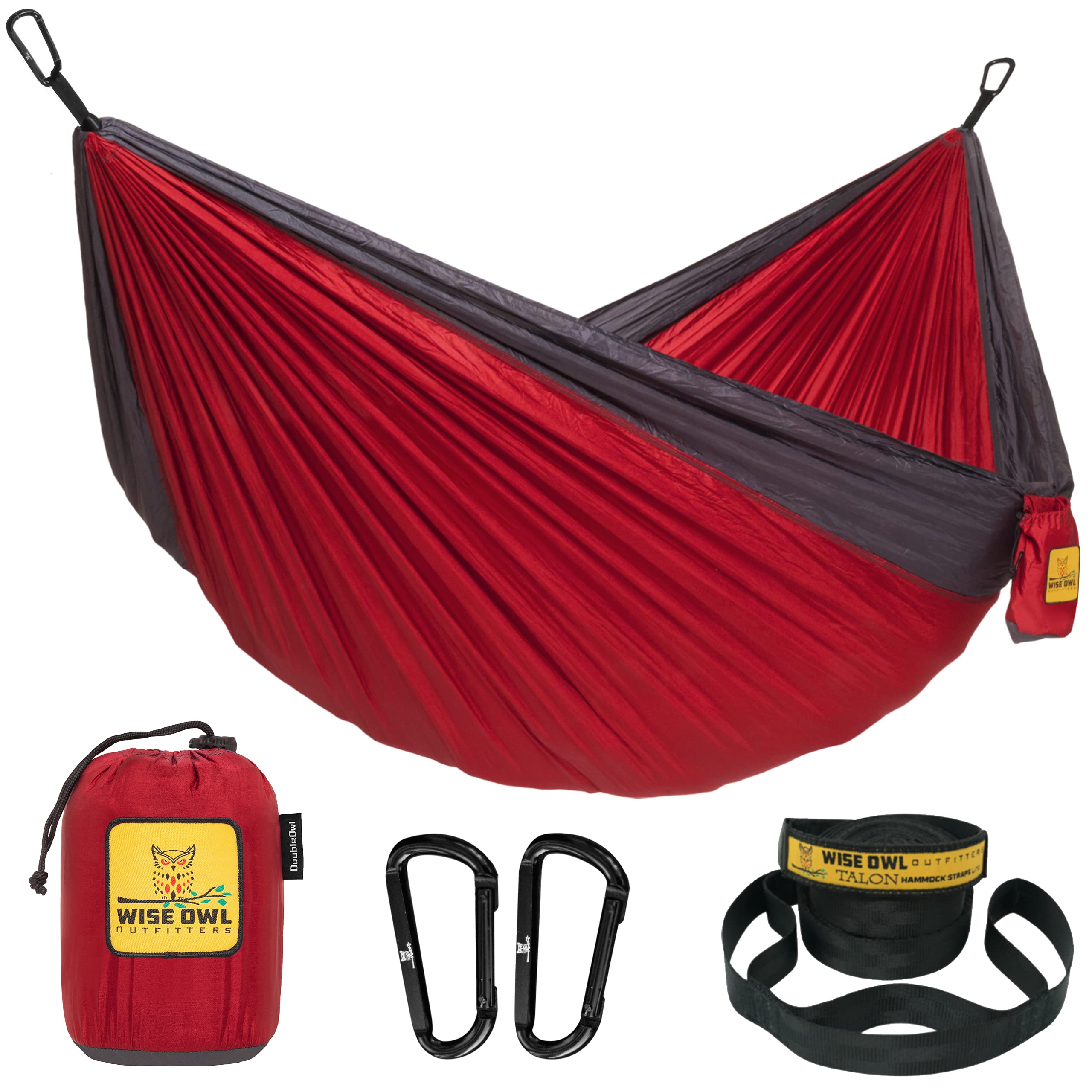 Heavy-Duty Portable Camping Hammock with Tree Straps