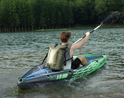 Roll-Top Waterproof Dry Bag Backpack for Hiking and Kayaking