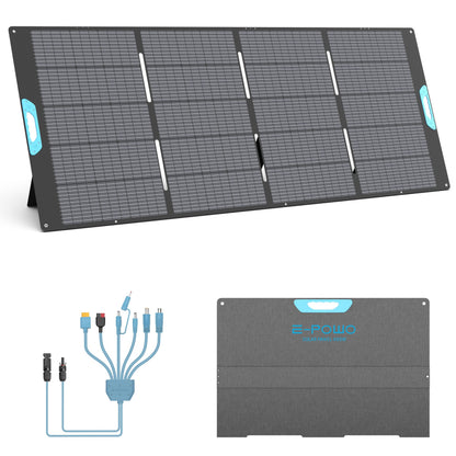 Foldable Waterproof Portable Solar Panel Charger for Camping and Off-Grid Use