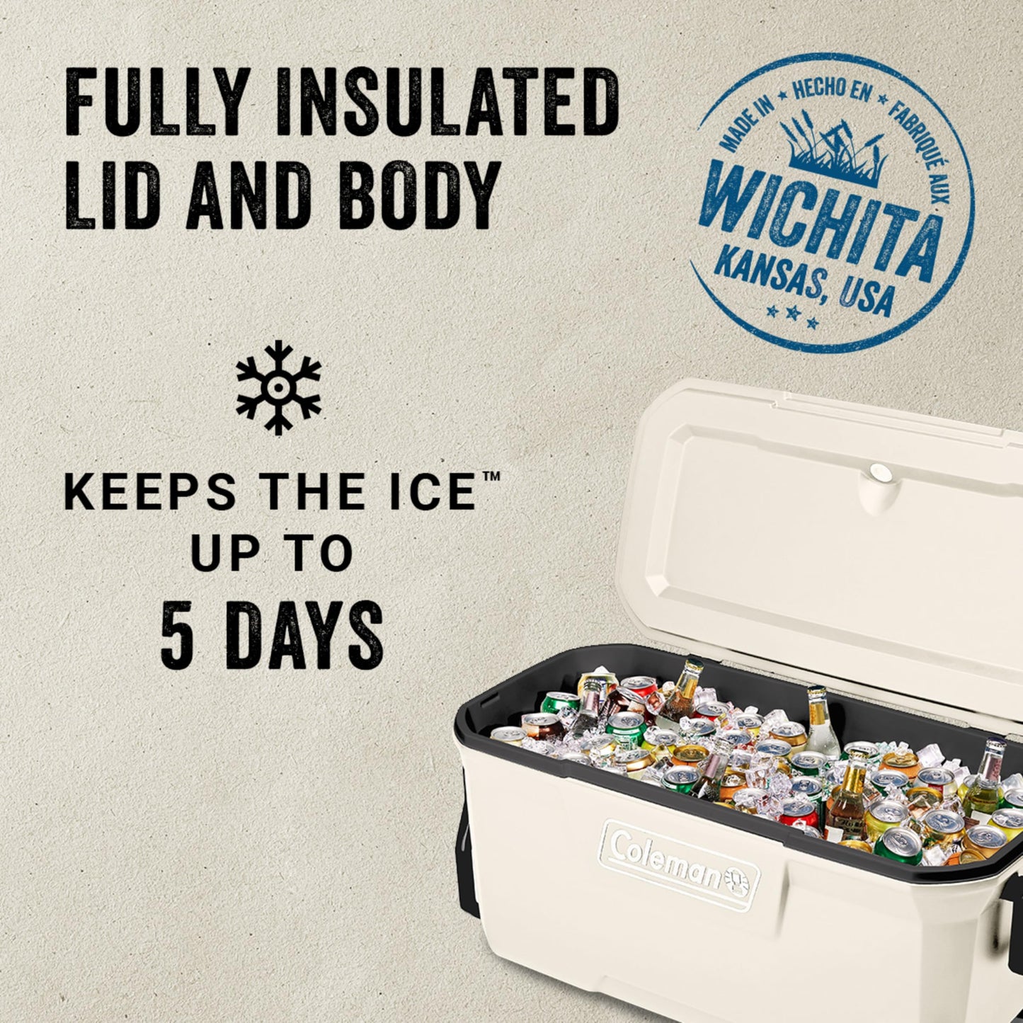Coleman Ice Chest | 316 Series Wheeled Cooler